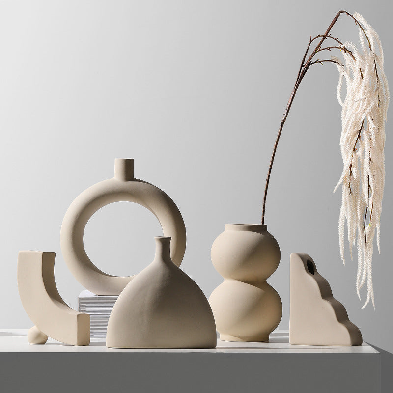 Nordic Japanese Style Ceramic Vase