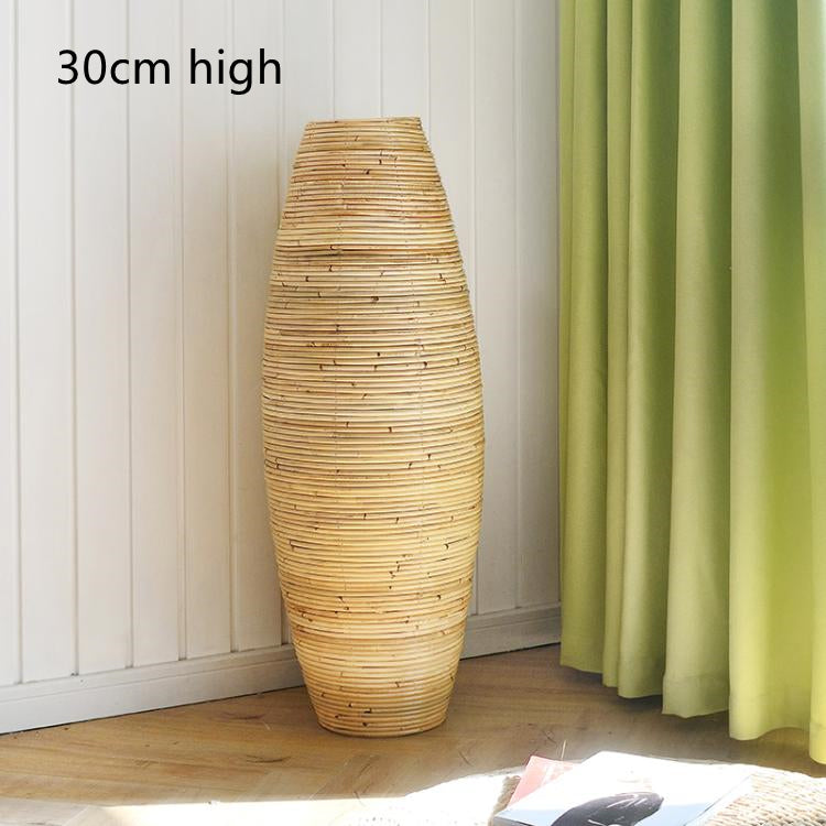 Indonesian Rattan Vase